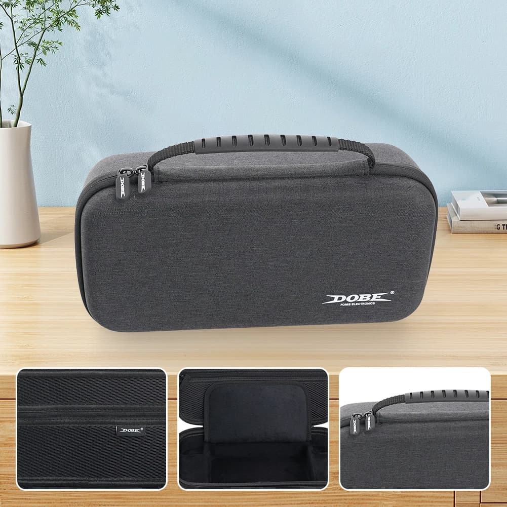 Custodia da trasporto con scomparto per 8 schede di gioco, custodia per console di gioco con tasca in rete, borsa protettiva da viaggio per Switch 2 NS2