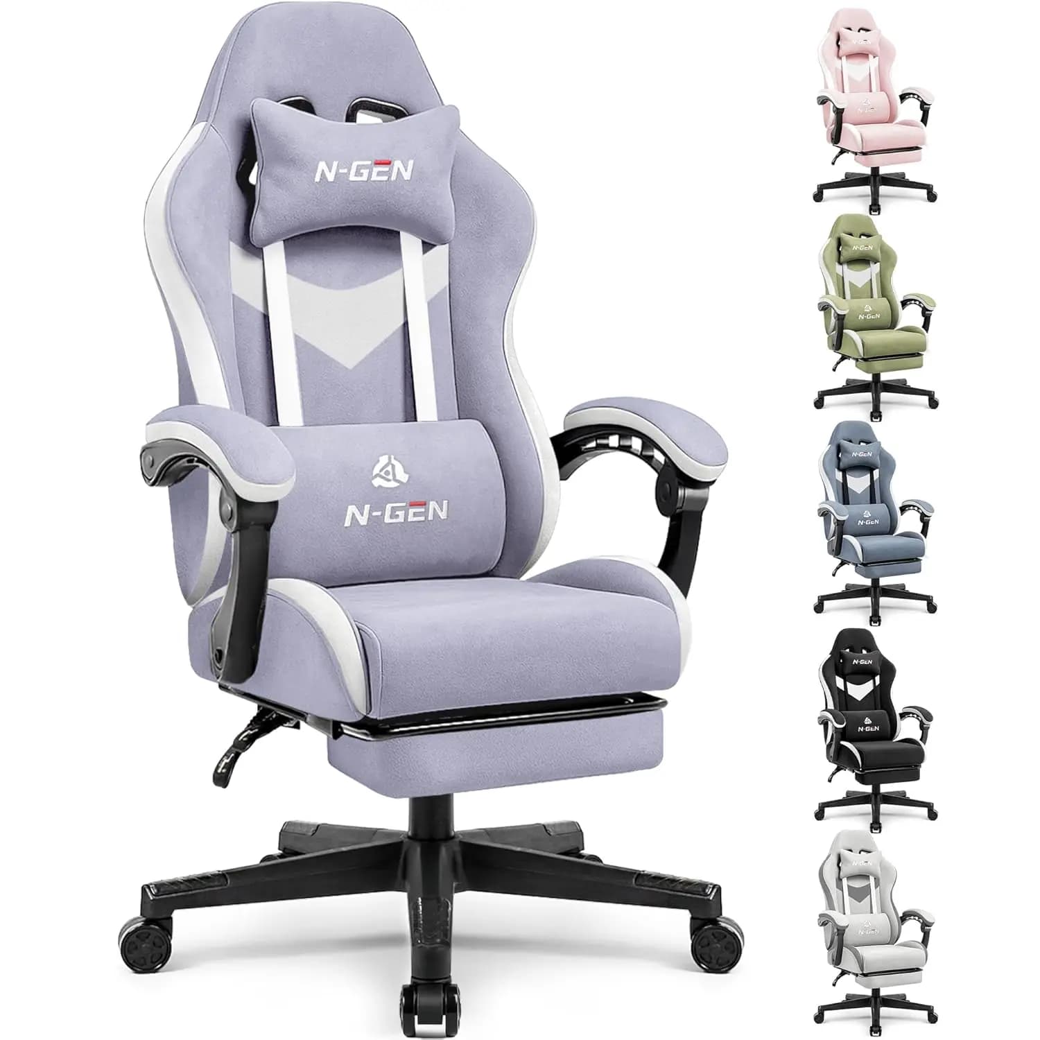 Sedia per videogiochi Scrivania per computer da ufficio Uso Schienale ergonomico reclinabile Braccioli regolabili Supporto lombare, personalizzato