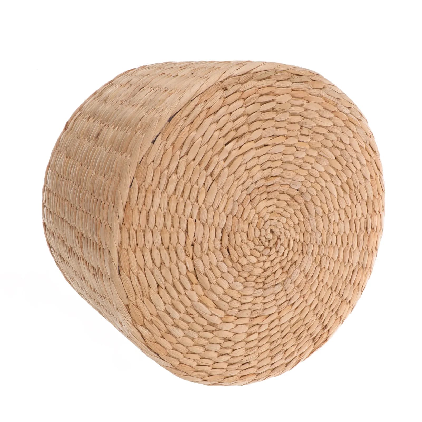 Woven Shoe Changing Stool Handcrafted Grass Weaving Garden Small Step Stool for Versatile Footrest Table Decor