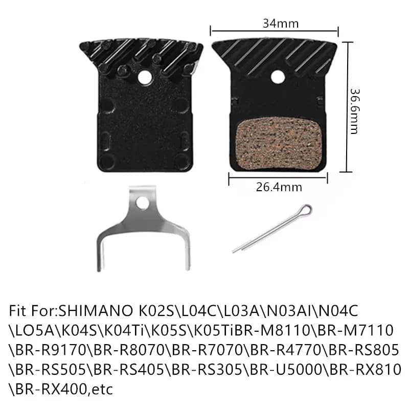 Pastiglie freno a disco L05A L03A in resina ICE Metal Ceramic per bici da corsa, compatibili con pinze SHIMANO R7070 R8070 9170 RS805