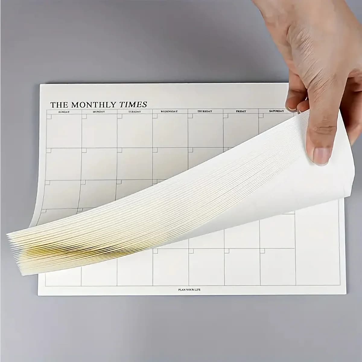 1 agenda mensile, semplice agenda giornaliera con foglietti adesivi, set di cancelleria per pianificazione settimanale e mensile, ottimo per confezioni regalo