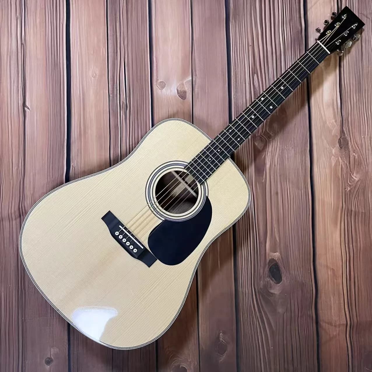 Nuovo negozio di apertura sconto nel tempo limitato Chitarra acustica acustica con profilo solido da 41 pollici serie HD28 con vernice lucida