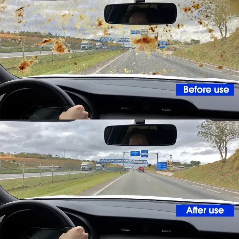Auto Windscreen Extinguishing Pads, Solid Detergent for Windscreen wipers, Automotive Glass Cleaning Accessories