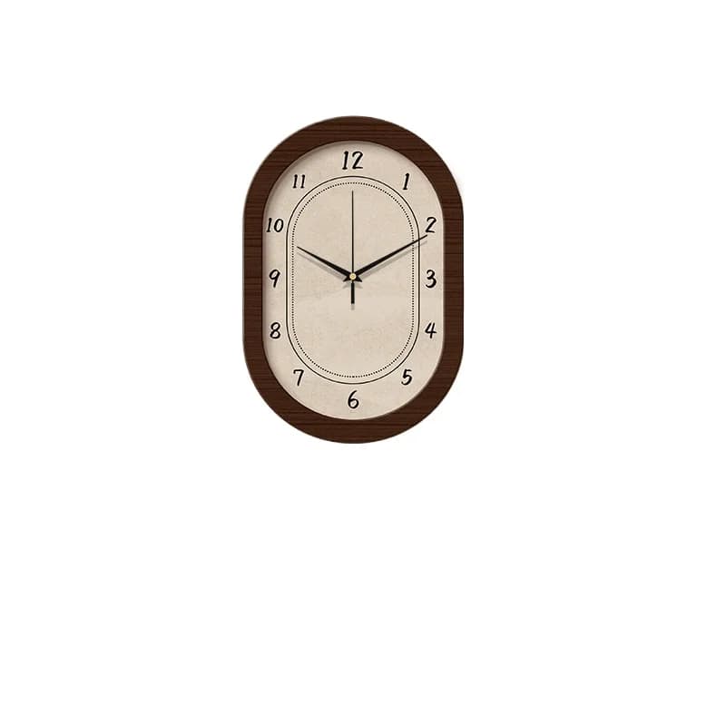 Retro wall clock, simple wall clock in the living room, high-end wall watch