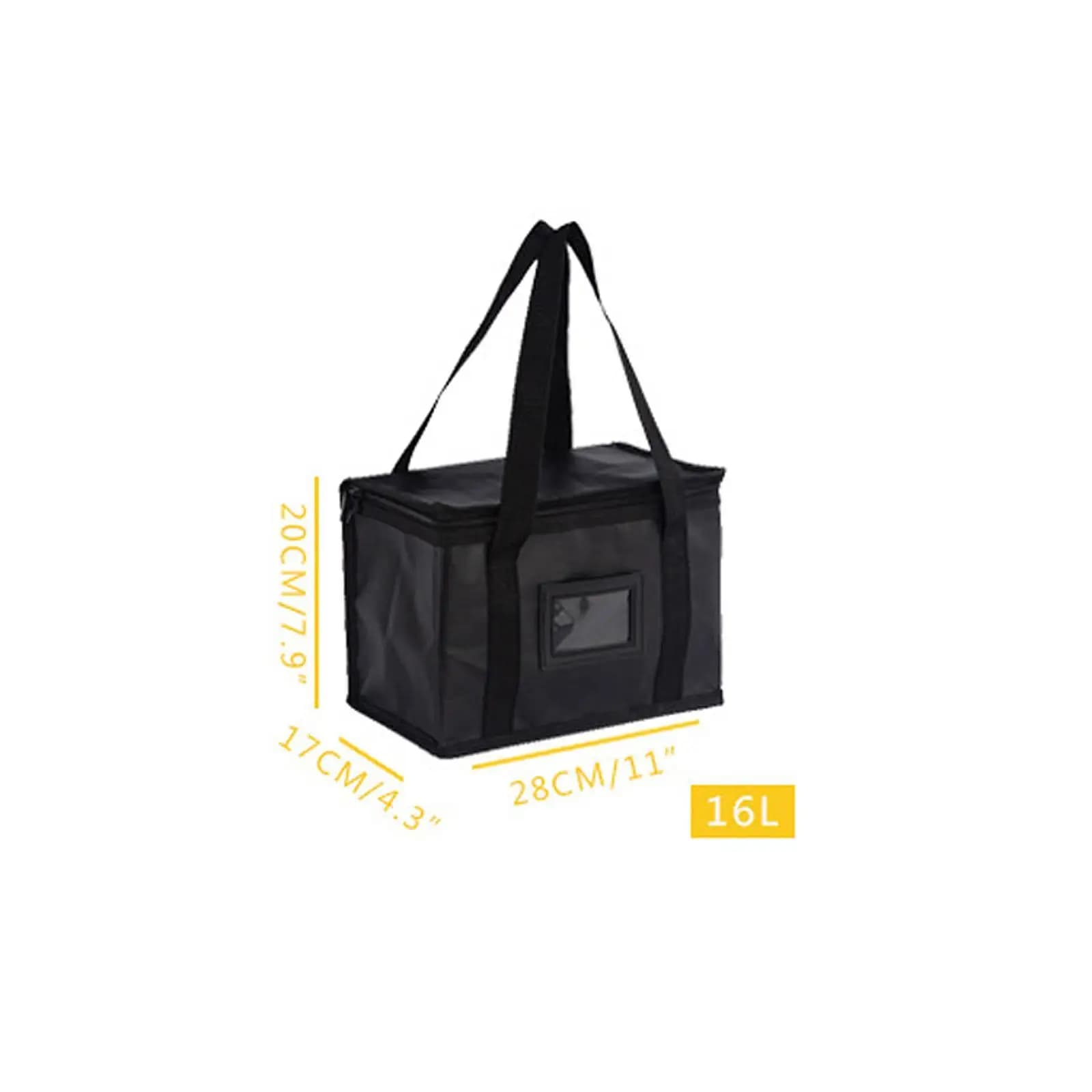 Borsa termica grande, borsa per la consegna di alimenti, scatola portaoggetti, borsa da picnic resistente all'acqua, borsa termica isolata
