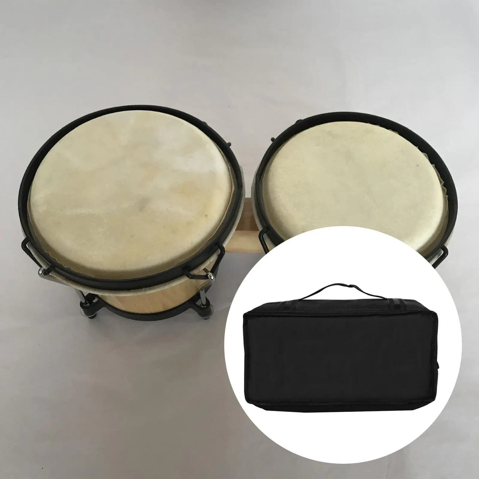 Borsa per Bongo Resistente all'Acqua con Impugnatura per il Trasporto, Imbottitura Spessa, Dimensioni Standard, per Viaggi e Concerti