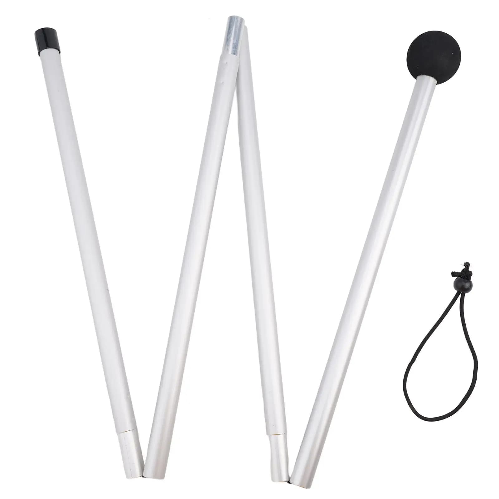 1.6/2m Pieghevole Spiaggia Baldacchino Tenda Palo Riparo Tarp Pole Per Il Camping Party Per Baldacchino Riparo Tenda Pole Accessori