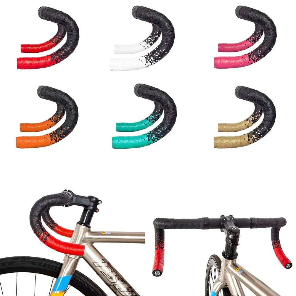 1 pair Breathable Bike Accessories Cycling Anti-Vibration Handlebar Belt Bicycle Handlebar Tape Bike Tapes Bicycle Wrap