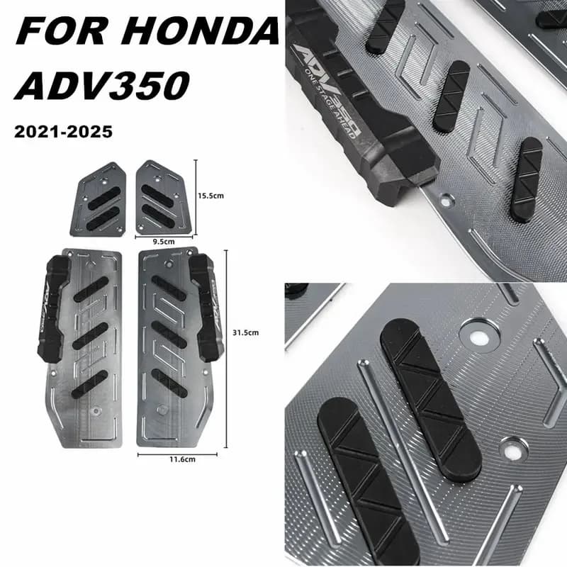 Pedane antiscivolo in lega di alluminio per Honda ADV350 2021-2025 Scooter Moto Nuovo poggiapiedi modificato