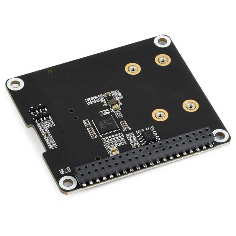 Scheda PCIe-TO-2-CH-M.2-HAT+ per Raspberry Pi 5, doppia scheda SSD PCIe a M.2 NVMe per Pi5 (NON supporta il BOOT da SSD NVMe)