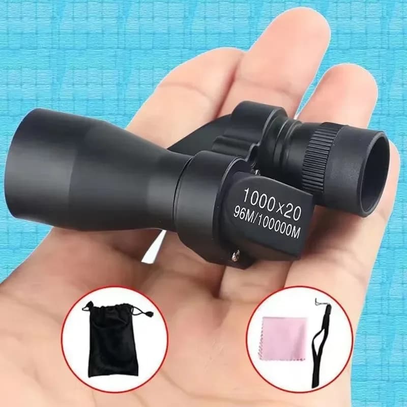 Mini telescopio monoculare portatile 1000x20 ad alto ingrandimento per caccia all'aperto campeggio pesca zoom