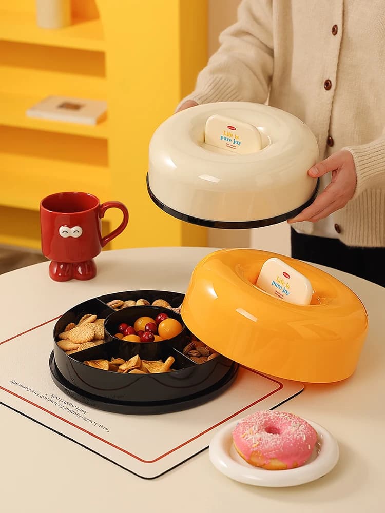 Piatto per Frutta Dopamine, Elegante Vassoio Espositivo per Snack da Tavolino da Salotto, Uso Domestico, Scatola per Caramelle e Frutta Secca