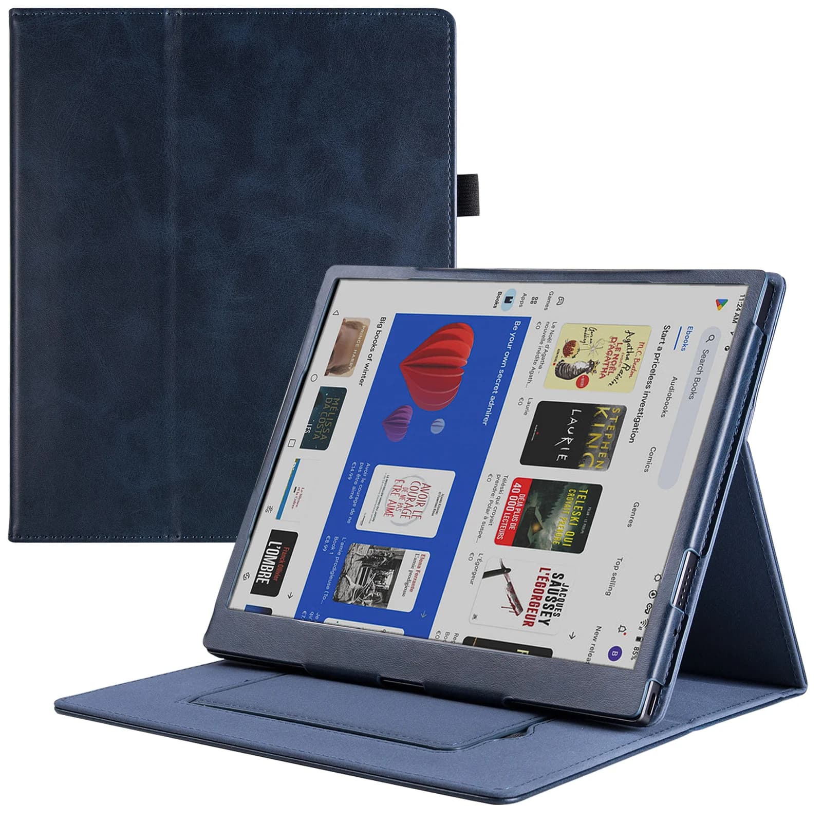Custodia con supporto per tablet Onyx Boox Tab Ultra C Pro/Boox Tab Ultra C/Tab Ultra da 10,3" - Custodia in pelle PU con spegnimento/riattivazione automatica