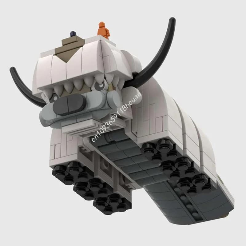289 Pezzi MOC Mini Appa Avatar: The Last Airbender, Blocchi da Costruzione Educativi, Regalo di Natale, Giocattolo Creativo STEM STEAM per l'Apprendimento