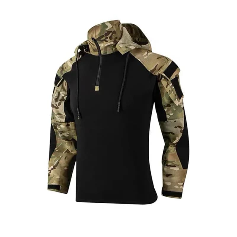 Paintball suits, Workwear, Multitasque Uniforms, Combat camouflage shirts, Cargo pants with hood, Knees, Hunting clothing