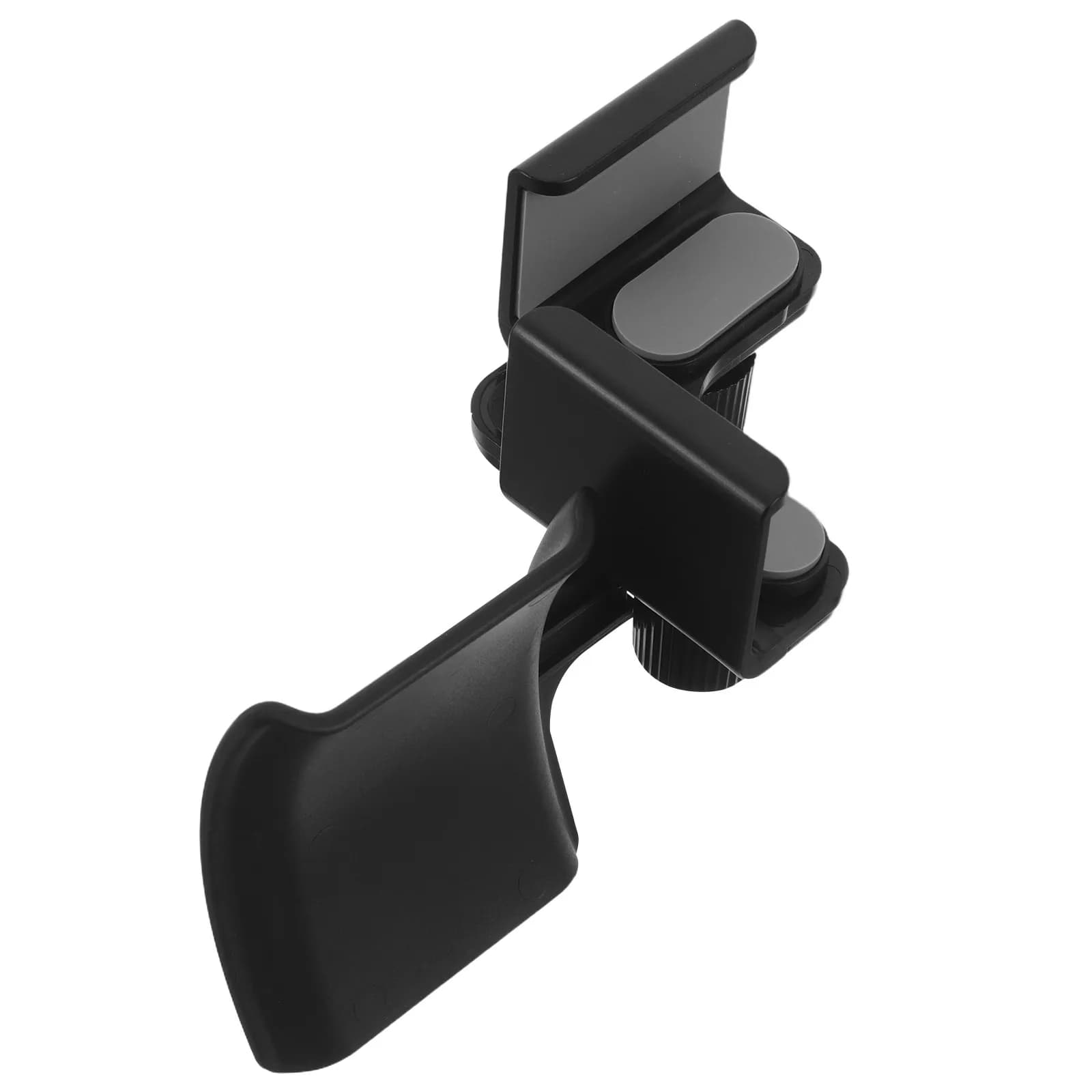 Clamp On Monitor Headset Holder Adjustable Silicone Pad Clip Hook Universal Gaming Headphone Stand PC Desk Organizer