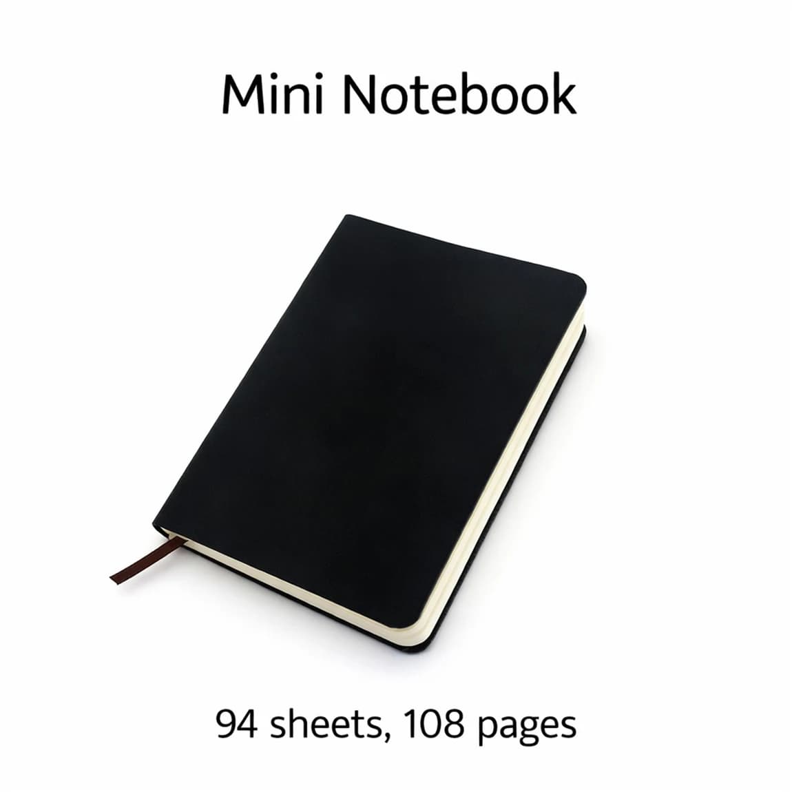 Mini Pocket Notebook 94 Sheets 108 Pages Lined Journal Small Portable Notepad for Travel Work School