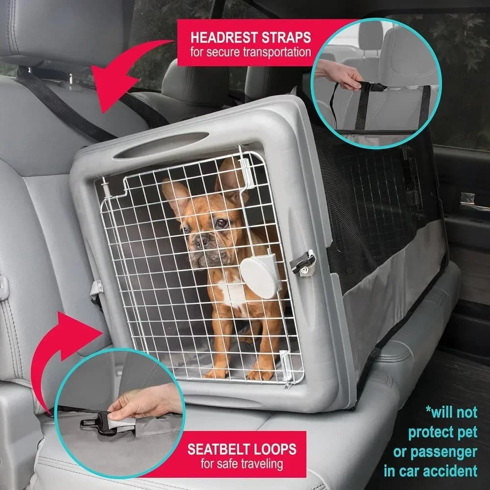 -Cuccia aperta pop grande, cuccia portatile per gabbia per gatti, letto impermeabile per animali domestici, collezione di lettiera da viaggio