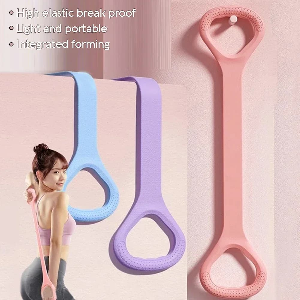 Home Fitness elastic band for back shaped 8 Stretch stretch stretcher for pulling strap for exercises for shoulders Elastic band for rope resistance for yoga