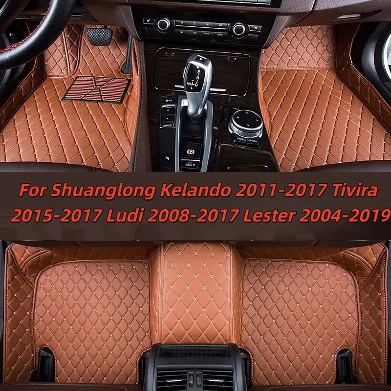 Personalized Car Mats 2011-2017 Tivira 2015-2017 Ludi 2008-2017 Lester 2004-2019 for Shuanglong Kelando