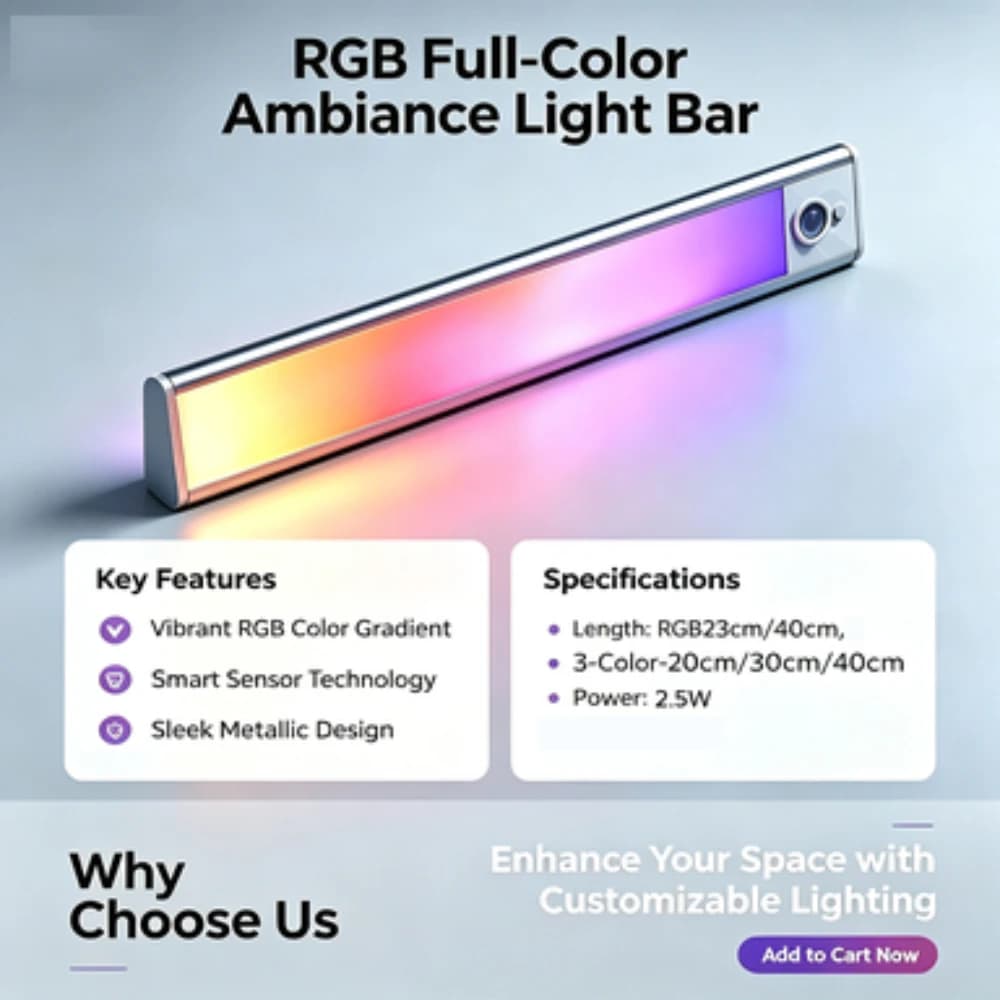 Striscia LED Magnetica Ricaricabile Ultra Sottile con Sensore di Movimento, Luce Notturna Automatica per Armadi, Guardaroba e Camere da Letto
