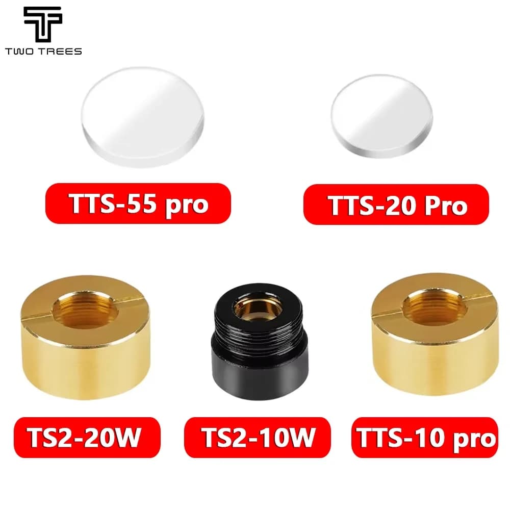 Two shafts for TTS-55Pro TTS-10Pro TTS-20Pro TS2 Series Replacement lens Laser engraving machine lenses Laser lens