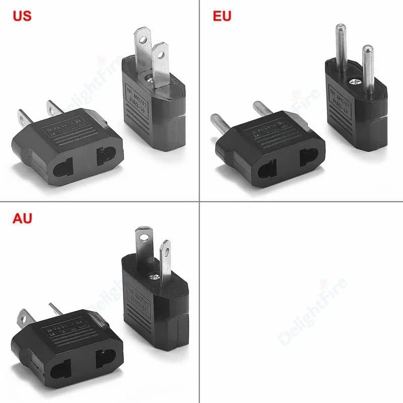 1-100 pz US AU EU Plug Adapter American Japan China US To EU Euro Travel Mini adattatore di alimentazione portatile presa convertitore
