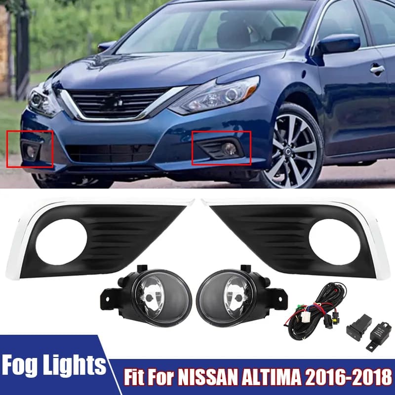 Kit fendinebbia automatica Lampadina H11 Front bumper Group fendinebbia Suitable for Nissan Altima 2016 - 2018 Car Accessories
