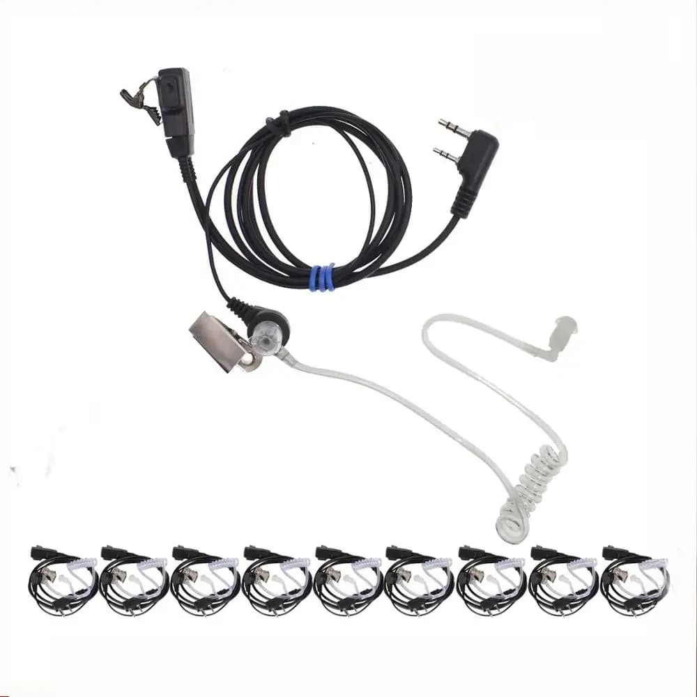 10 pz Tubo D'aria G Auricolare AT-G20-K1 Tubo D'aria Cablato Auricolare K1 per palmare Walkie Talkie UV-5R BF-888s kd-c1