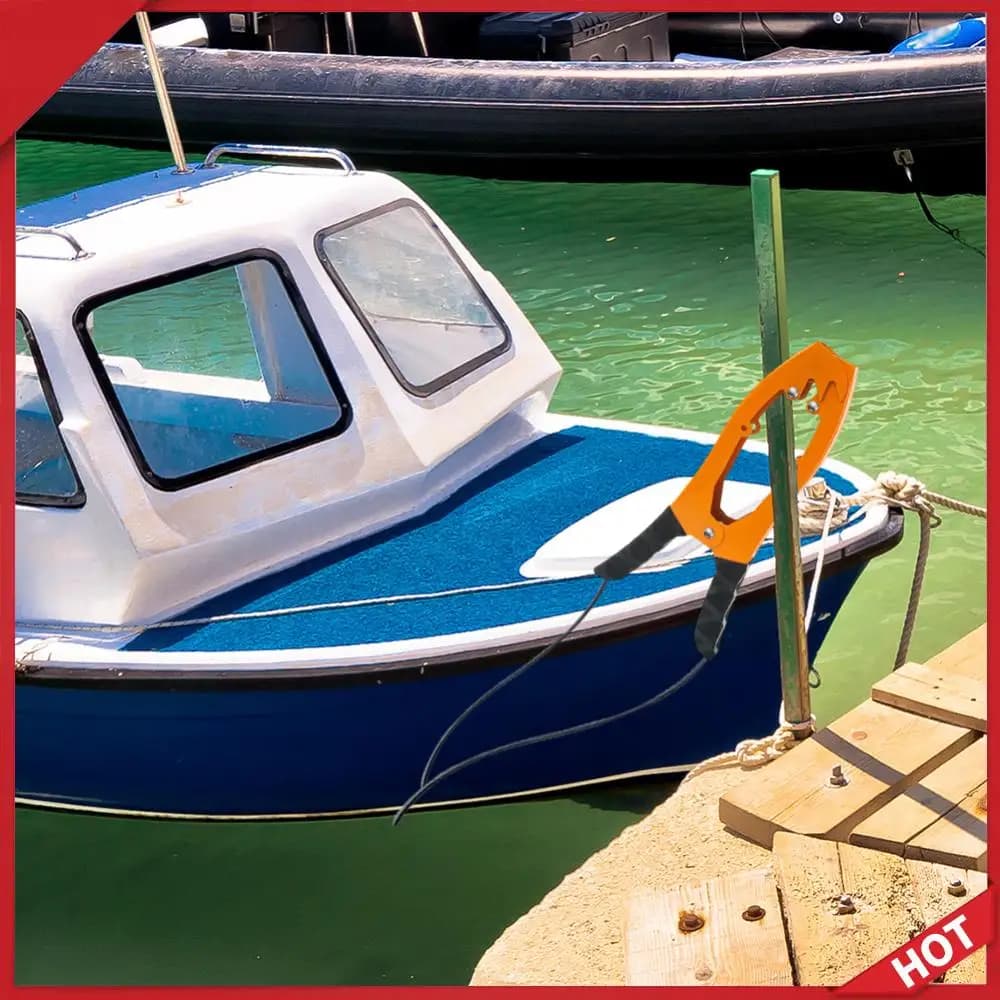 Impugnatura per Ancora da Canoa con Corda Paracord, Accessorio per Ancora di Kayak per Pesca, Nautica e Campeggio