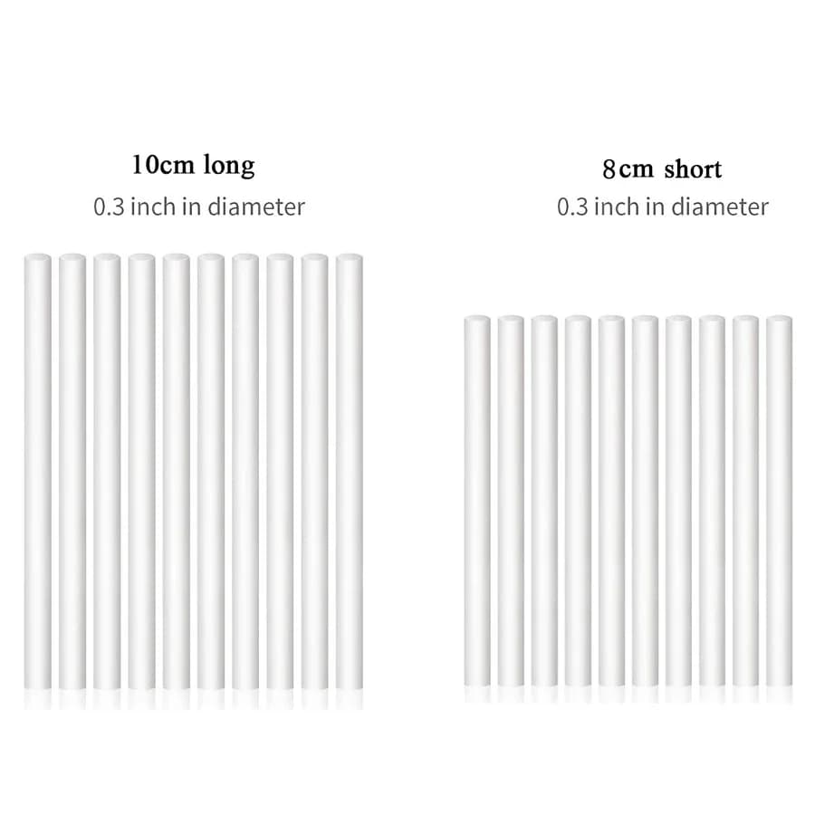10 pz/pacco Umidificatore Filtro 10 cm/8 cm Sostituzione Umidificatori Filtro Bastoni di Ricarica per Nebbia Fredda USB Mini Umidificatori