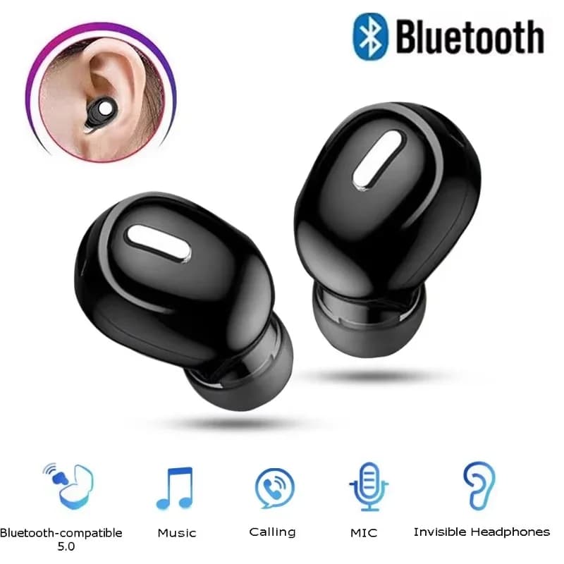 Clear Voice Call Control Bluetooth Headset Music Gaming Earbuds For iPhone Xiaomi Huawei Phone Outdoor Fitness Audio Accessories