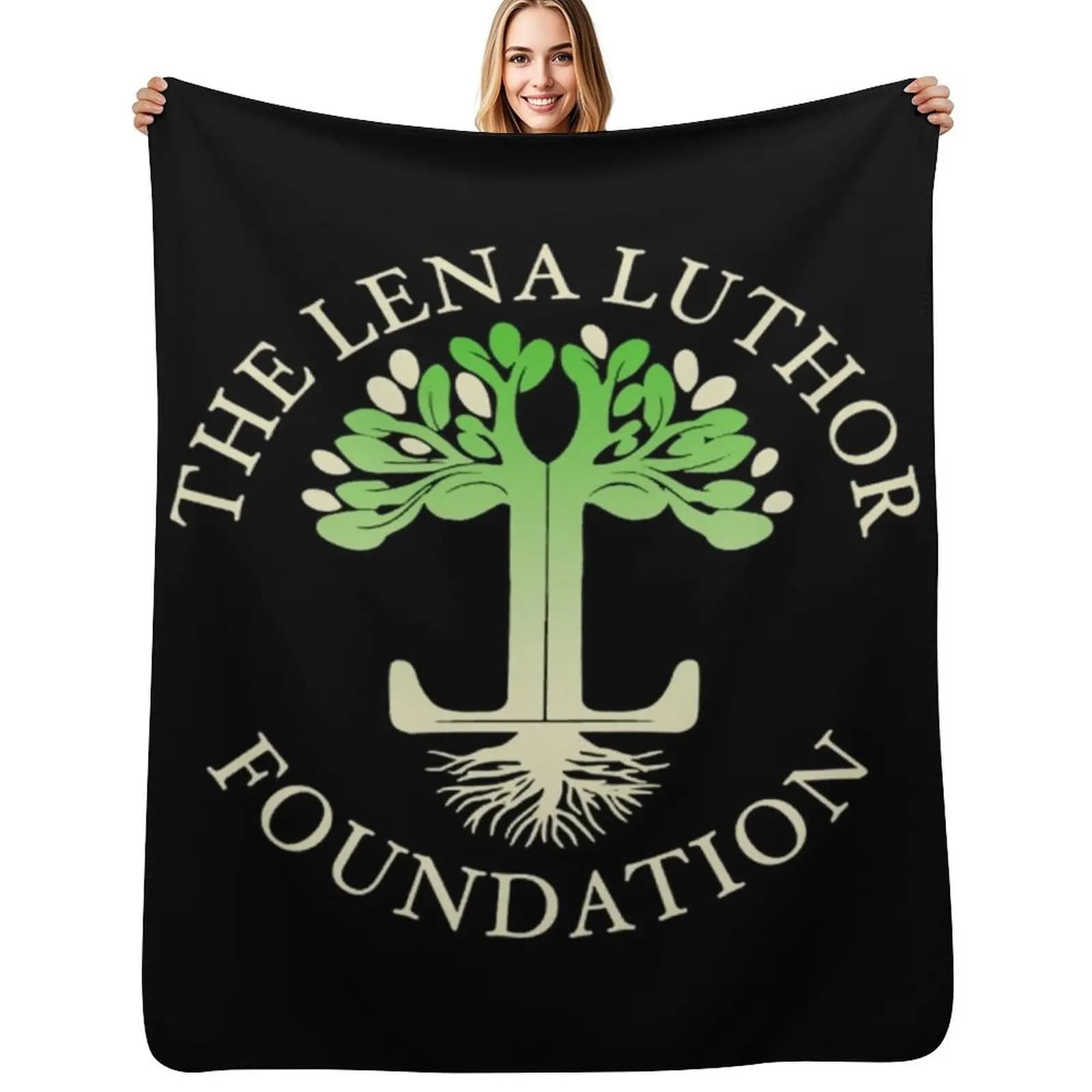 Lena Luthor T-ShirtThe Lena Luthor Foundation Logo T-Shirt Throw Blanket Elegant Warm Throw Blanket for Hotel Home