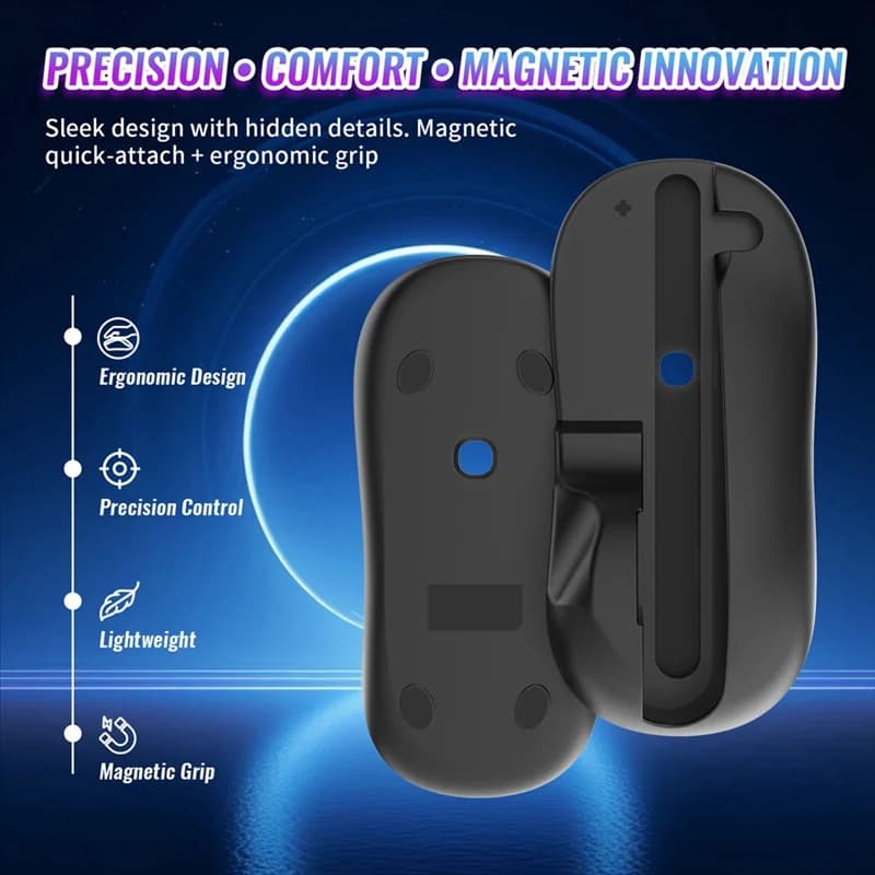 FFYY-2PCS Kit tappetino per mouse controller da gioco Supporto per supporto per maniglia per mouse portatile ergonomico per controller di gioco Nintendo Switch 2