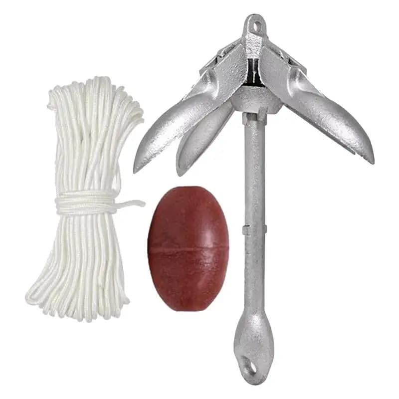 Ancoraggio per kit sistema di ancoraggio per barche da kayak Accessori per barche pieghevoli riutilizzabili a sgancio rapido per dock da rafting per kayak sul lago