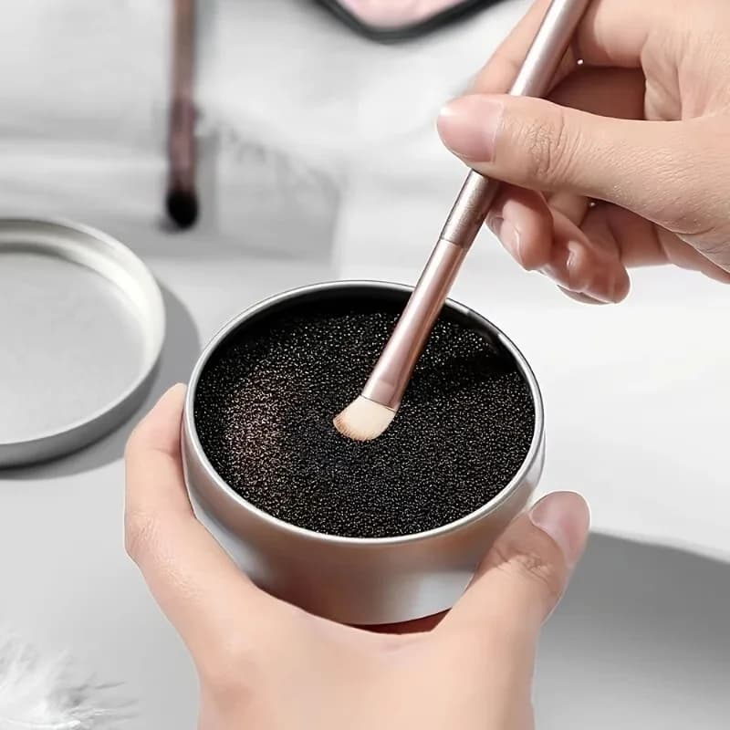 1 piece of spare sponge for dry cleaning, makeup brush, cleaning sponge, shading brush, dry cleaning sponge