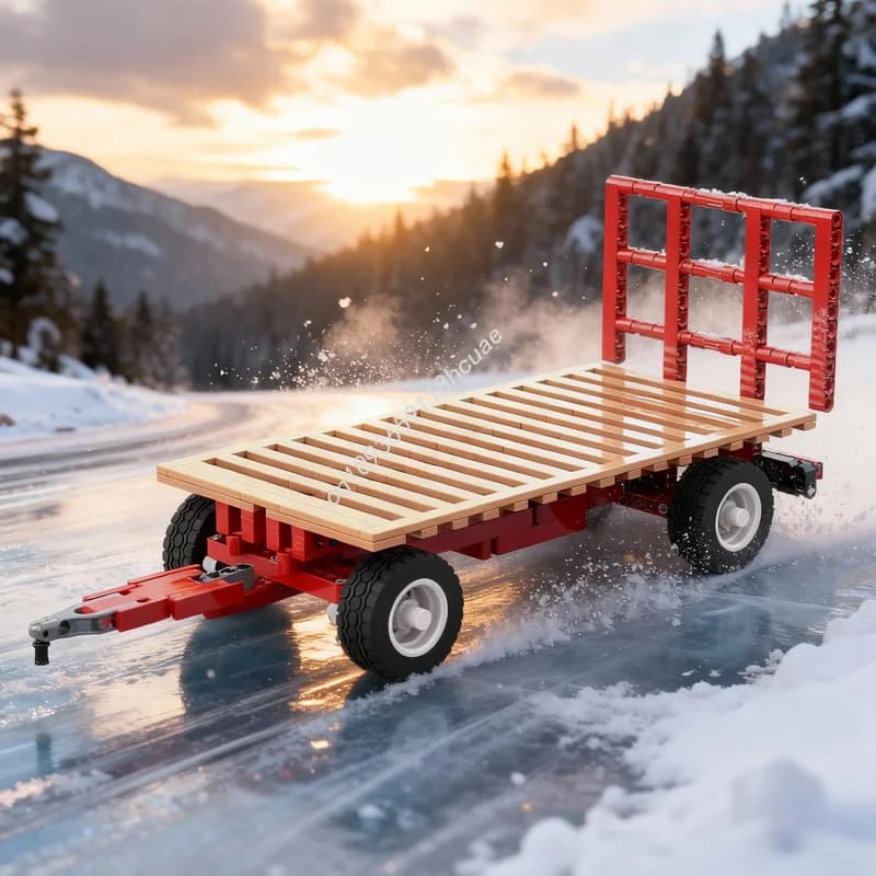 426 Pezzi MOC Carrozza del Fieno Modello Tecnico Giocattoli da Costruzione Regalo di Natale Blocchi Educativi Fai-da-Te Idea Creativa