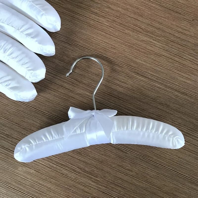 Appendiabiti Imbottito in Raso per Neonati, Morbido Spugna Antipiega Senza Tracce, Piccolo Appendiabiti per Vestiti da Bambino