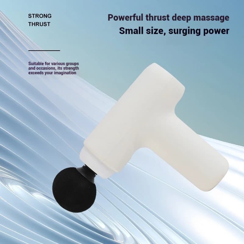 Mini extended headband gun Rechargeable electric percussion massage device for sport and fitness for women