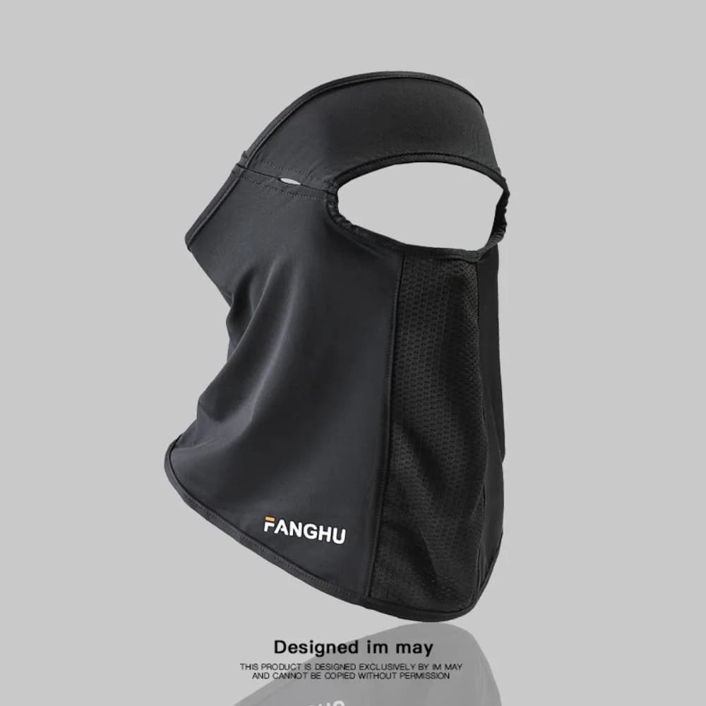 Anti-uv Solar Mask Ice Silk Gyms Summer Outdoor Sport Ear Cordoncino Scarves Mask Neck Protection Face Velo Man