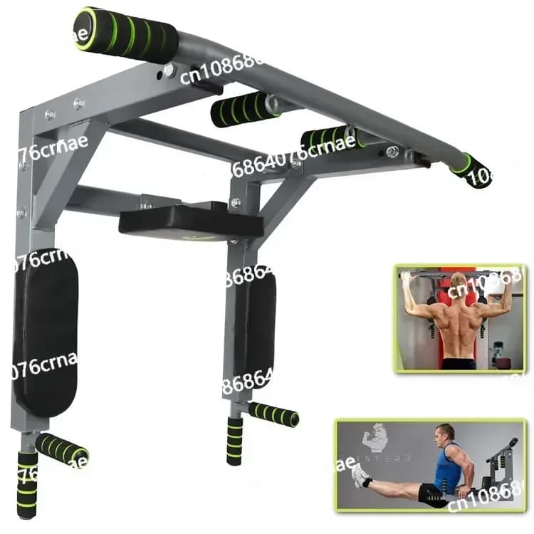 Bar Traction Equipment, Wall Mounted or Attic, for Indoor Gym, Fitness Exercises Horizontal