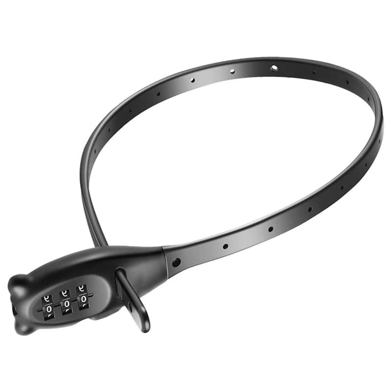 T22C Multipurpose Anti-Theft Helmet Lock Bicycle Lock Cable Tie Zinc Alloy Password Lock 3-Digit Password