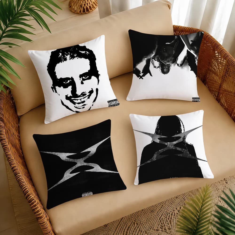 XTRANHO M-Matue Cushion Cover Square Decorative Throw Pillow Case Sofa Bed Living Room Anniversary Gifts