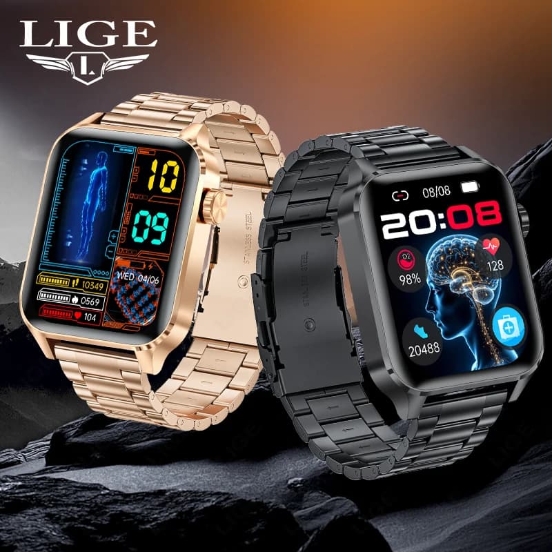 Smartwatch LIGE, Orologio Sportivo con Monitoraggio del Sonno, Elegante Orologio da Donna, Chiamate Bluetooth, Messaggi, Offerta Speciale, Smartwatch da Uomo