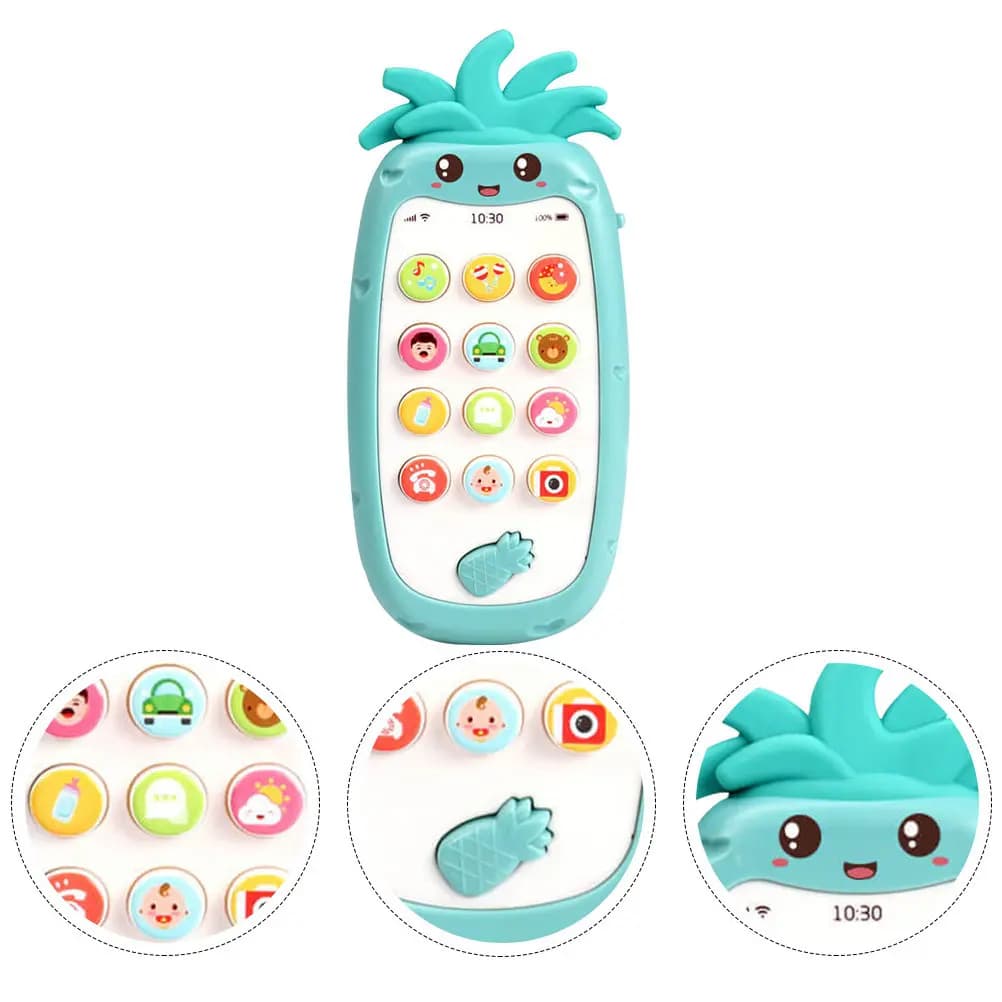 Giocattolo per bambini, divertente telefono finto, musica, giocattolo educativo multifunzionale