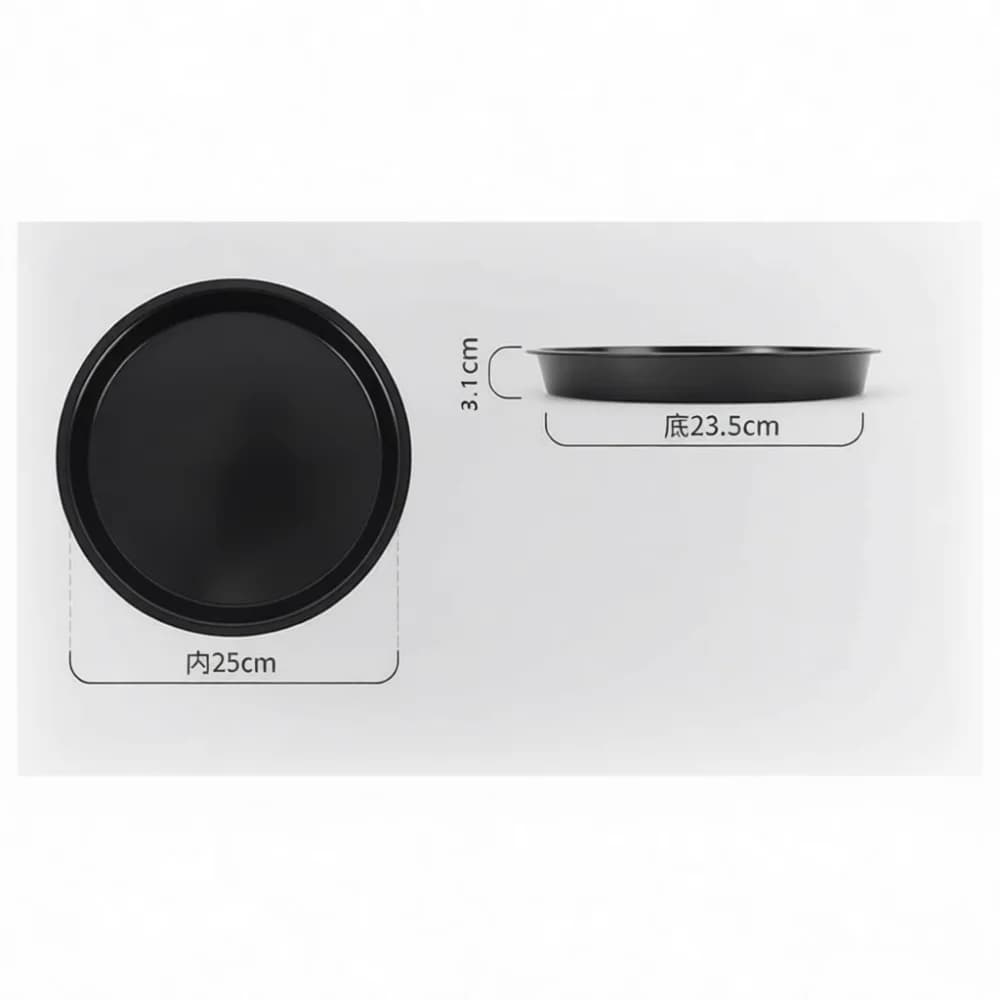 Professional Carbon Steel Pizza Pan Non Stick Round Baking Tray Cake Mold Kitchen Bakeware Tools Household Oven Tray 6 7 8 9 10