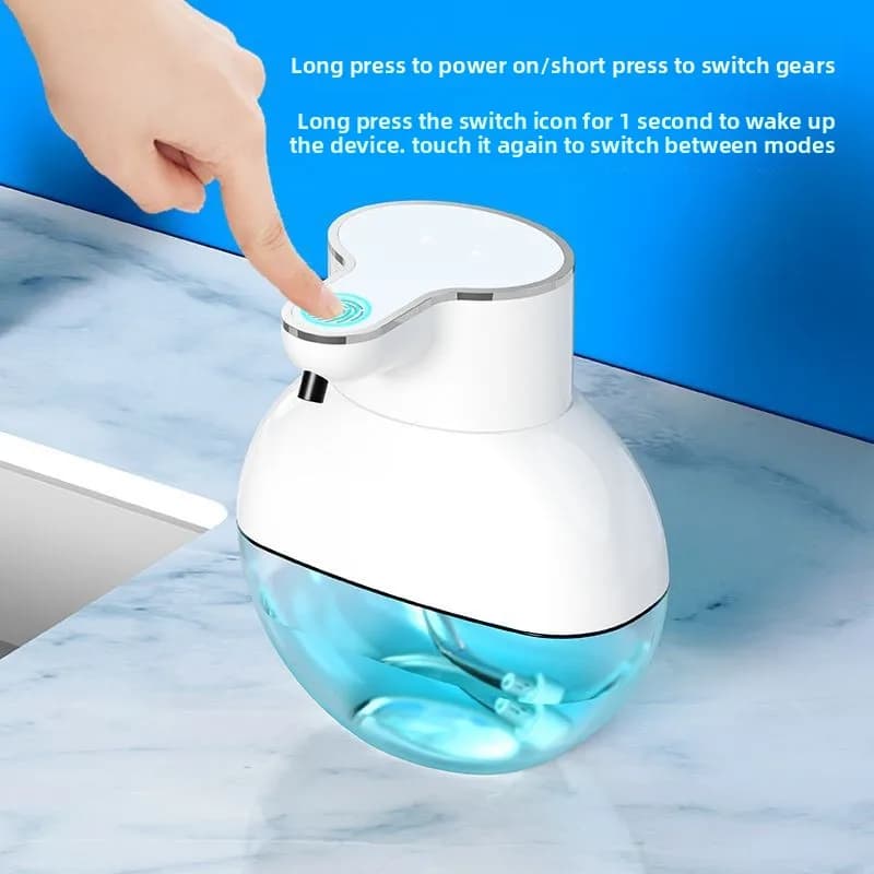 2025 M8 Dispenser automatico di sapone con sensore Schiuma elettrica Lavaggio a mano Spray di alcol Macchina disinfettante per le mani elettrica montata a parete