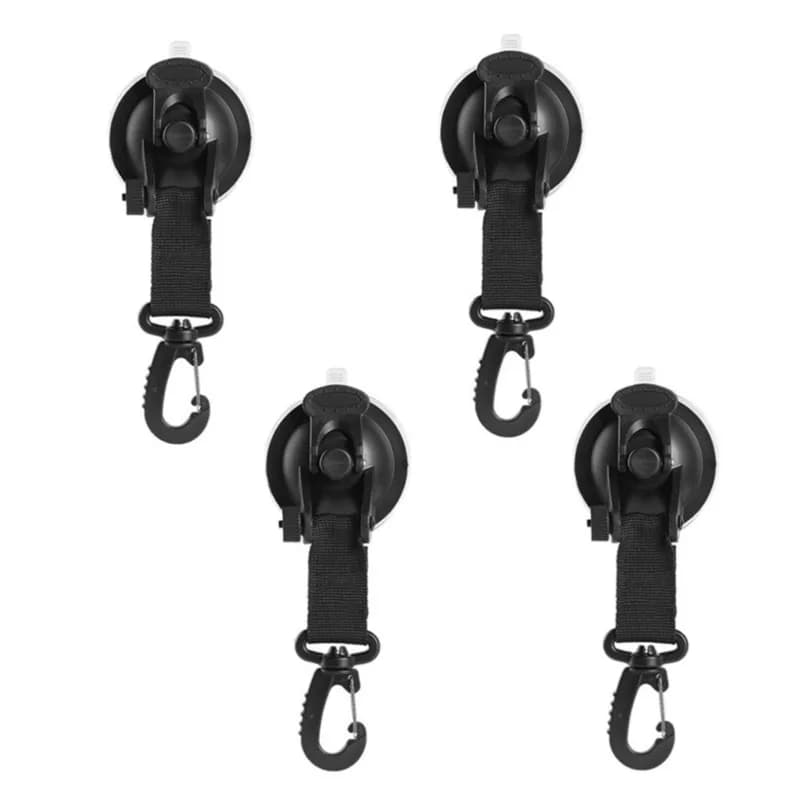 Car Tent Suction Cup Hooks Punch-Free Home Portable Reusable Hanging Buckle