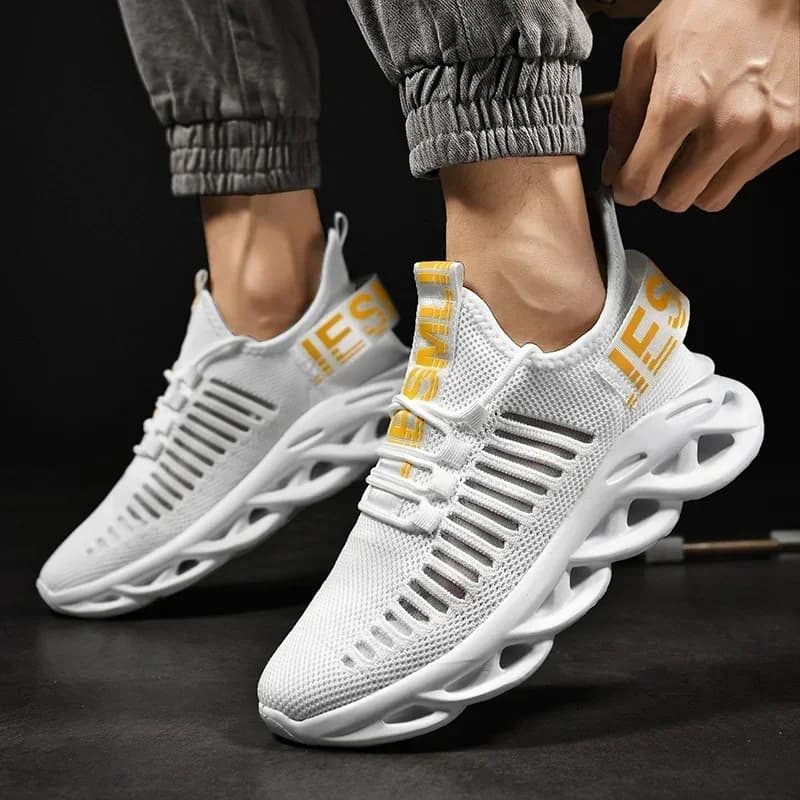 MAEDEF scarpe da uomo comode Sneakers Casual piattaforma traspirante scarpe da corsa uomo Mesh Tenis scarpe sportive Waling Tenis Masculino