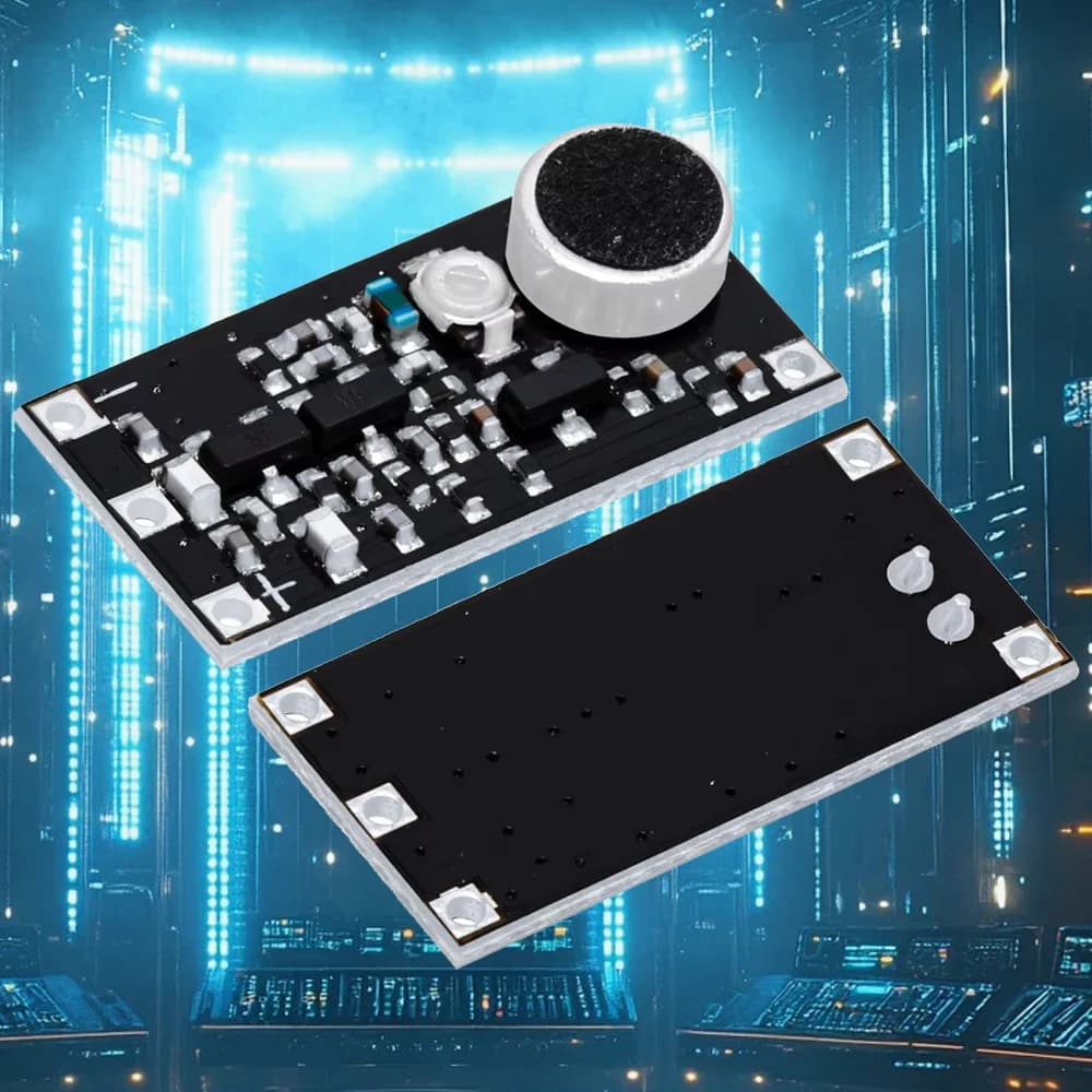 Modulo Trasmettitore FM Wireless 88-115MHz, Mini Microfono Spia 2V-9V per Progetti Arduino
